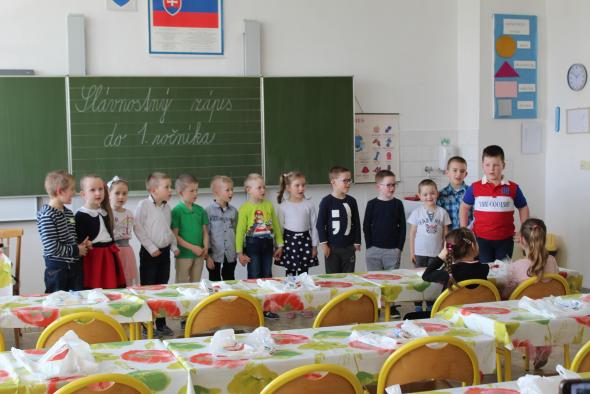 Slávnostný zápis detí do 1. ročníka Slávnostný zápis detí do 1. ročníka