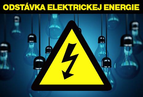 Prerušenie distribúcie elektriny Prerušenie distribúcie elektriny