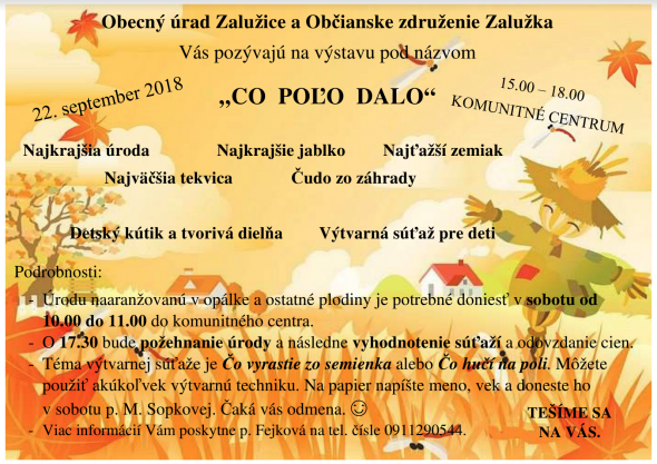 CO POĽO DALO CO POĽO DALO