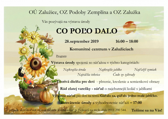 CO POĽO DALO 2019 CO POĽO DALO 2019
